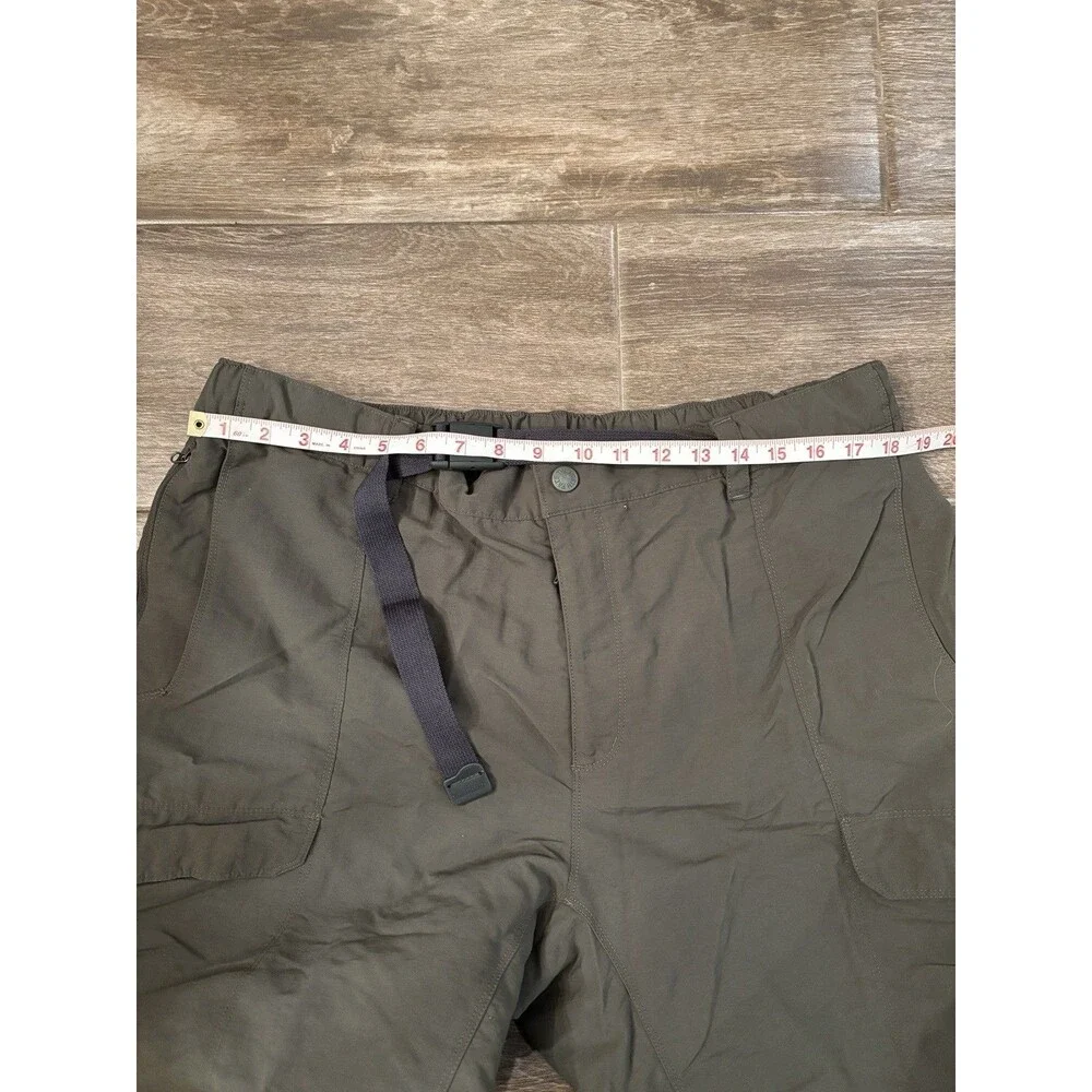 The North Face Pants Mens XL Convertible‎ Hiking Zipper To Shorts Belted Logo